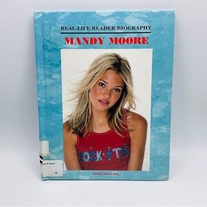 Vtg Mandy Moore Hardcover Book Library Binding John Bankston 2002 Pop Music Star